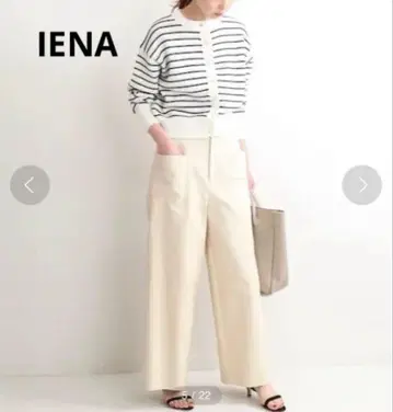 [ IENA ] 이에나 패치 포켓 와이드 팬츠 슬랙스 38 M