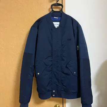 LACOSTE 네이비 퀼팅 자켓