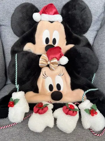 미키 미니 크리스마스 팬캡 디즈니