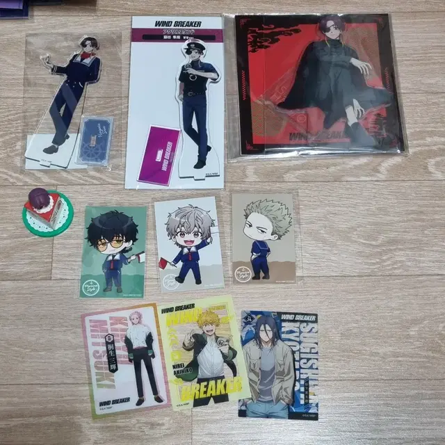 윈브레 스오 아크릴스탠드 케이크 가챠콜라보 특전 아크릴카드 일괄 양도