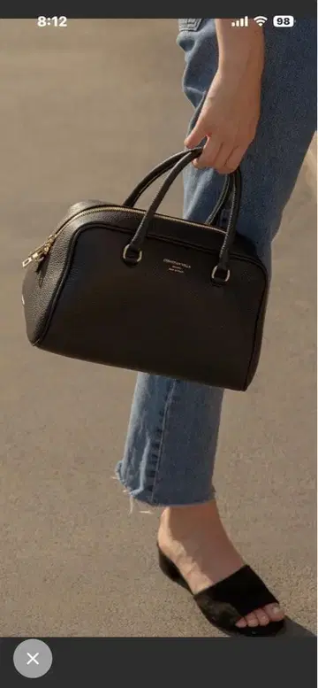 택, 수납 가방 포함 CHRISTIAN VILLA 2way 백 블랙