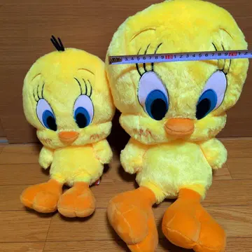 트위티 봉제 인형 세트 대소 2개 큰 BIG 귀여운