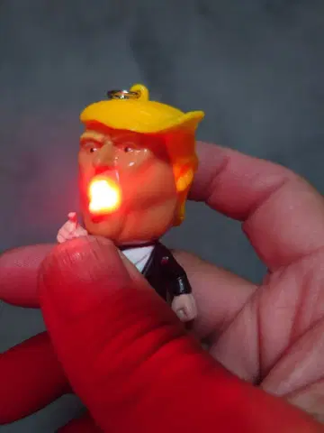 트럼프 대통령 피규어 트럼프 마스코트 체인 키링 도날드 트럼프