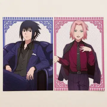 NARUTO 드레스 업 ver. 엽서 사스케 사쿠라
