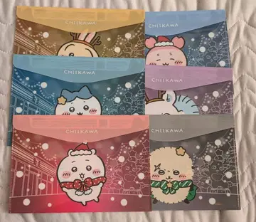 세븐일레븐 치이카와 (먼작귀) 플랫 케이스 컴플리트 6개 세트