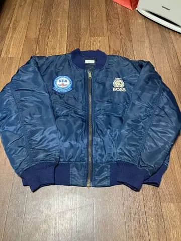 SUNTORY BOSS MA-1 자켓 네이비