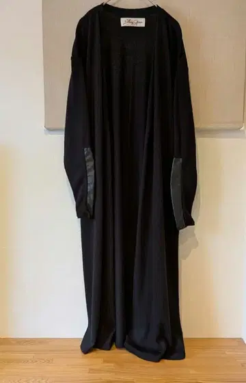 share spirit 셰어스피릿 이소재 롱 가디건 블랙 36