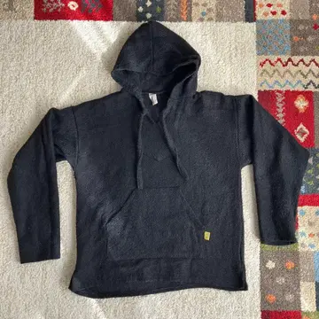 [ 새상품급 ] 멕시칸 후드티 멕시코제 솔리드 컬러 레어템 블랙