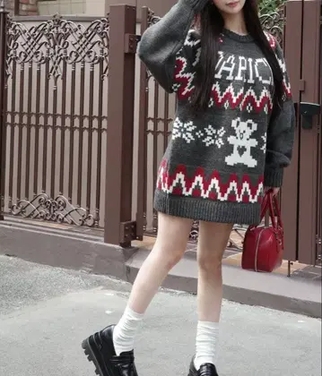 Darich 노르딕 베어 니트 풀오버