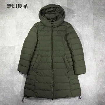무인양품 여성용 다운 코트 M 올리브 MUJI 라보 베이직