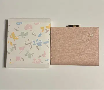 황궁 지갑 핑크 베이지