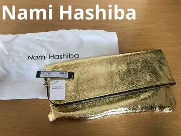 namihashiba 나미하 시바 클러치백 골드백