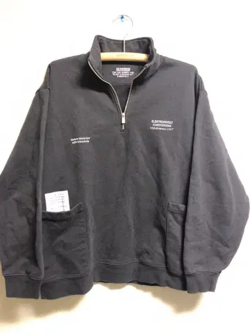 OLIVEDRAB 하프 지퍼 맨투맨 L 사이즈 B.C STOCK