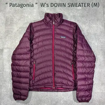 파타고니아 우먼 다운 스웨터 M 퍼플 다운 자켓