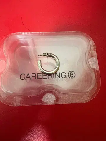 CAREERING 실버 후프 귀걸이 한쪽용 야마다 료스케 착용