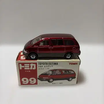 토미카 일본제 빨간 상자 도요타 에스티마