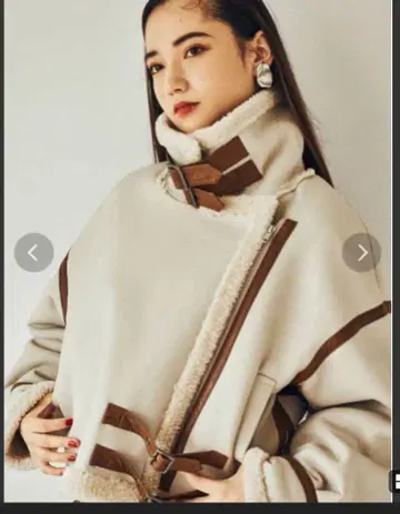 MIRUA 페이크 무스탕 보아 자켓