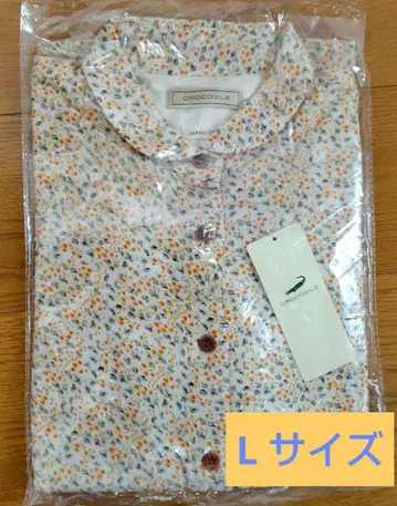 CROCODILE 꽃무늬 긴팔 셔츠 L 사이즈