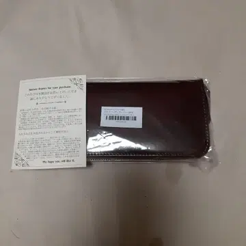 다크 브라운 가죽 장지갑