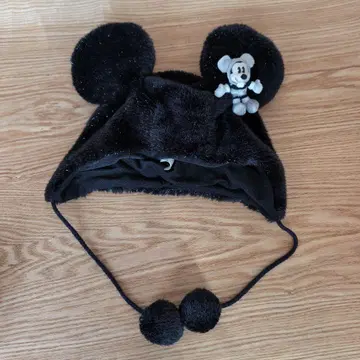 디즈니 미키 팬캡 블랙