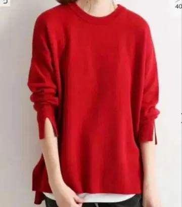 슬로브 이에나 스웨터 샤기 울