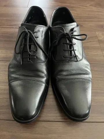 REGAL 블랙 가죽 비즈니스 슈즈