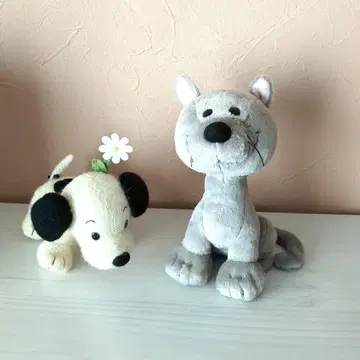 스누피와 퍼롱이 봉제 인형 세트