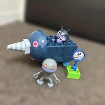 세균맨과 커다란 모구린 블록 세트