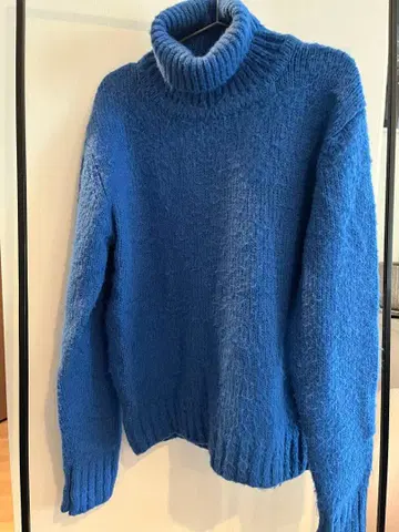 [ 최종 가격 ] FACETASM 파랑 터틀넥 스웨터