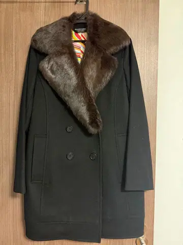 [새상품급] Paul Smith 퍼 포함 울 피코트