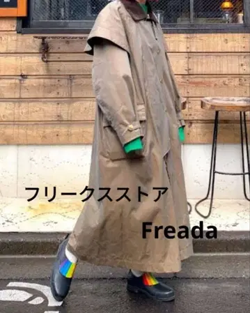 FREAK'S STORE Freada 카키 롱 코트