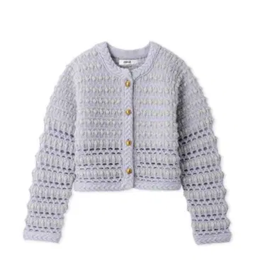 컬러 트위드 가디건