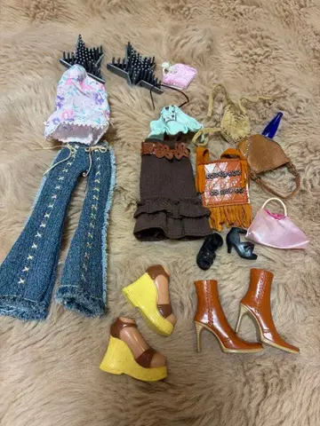 브랏츠 인형 옷 갈아입기 의류 세트 헤이세이 레트로