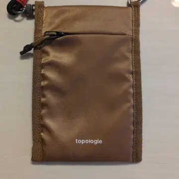 topologie 브라운 숄더백