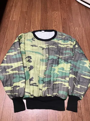 50s~60s 카모플라쥬 퀼팅 자켓 서멀