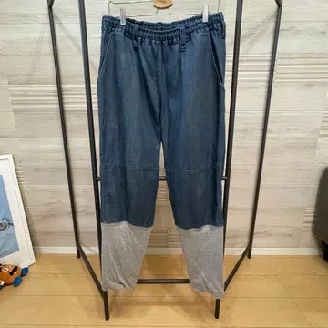 SAGYO [ 사교 ] 작업 몸빼 말아 올리는 데님 [ size L ]