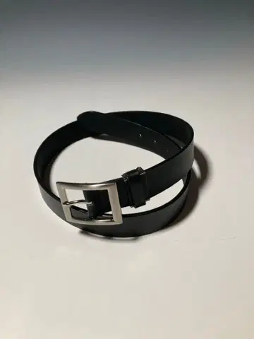 STUART KENT 070 블랙 가죽 벨트