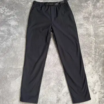 phiten 슬림핏 블랙 팬츠 나일론 팬츠 골프