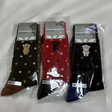 EMPORIO ARMANI MANGA BEAR 삭스 3족 세트