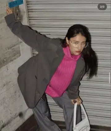 aclent 그레이 테일러드 자켓