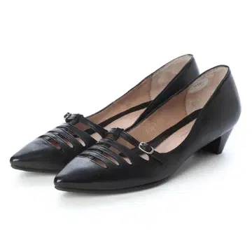 반값 미사용 라보키고시 웍스 일본제 펌프스 24.0cm 블랙 사야