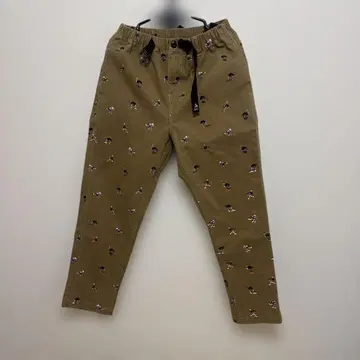 고슬로우 캐러밴 롱 팬츠 남성용 타조 패턴 프린트 팬츠