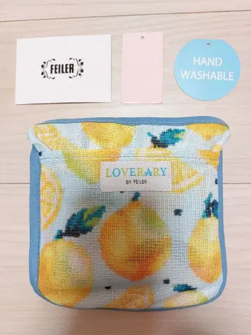 페일러 레몬 도트 메쉬 전사 백 페일 블루