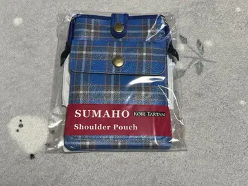 고베 타탄 스마트폰 숄더 파우치
