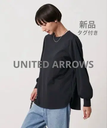 유나이티드 애로우즈 분또 롱 슬리브 티셔츠 워셔블