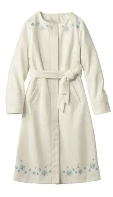 자수 프린세스 라인 코트 안나와 눈의 여왕 엘사 벨메종 코트