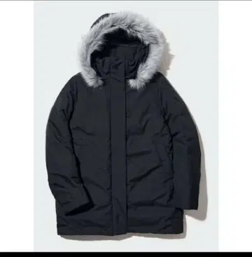 유니클로 하이브리드 다운 코트