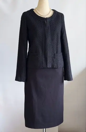 NBB 플라스테 노카라 자켓 스커트 졸업식 입학식 등