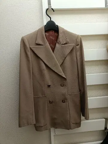 ROP 베이지 더블 브레스트 자켓 M