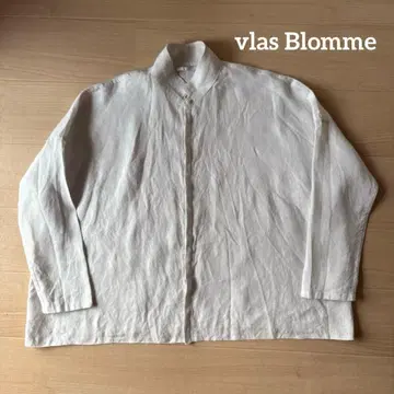 vlas Blomme 코르트레이 린넨 와이드 셔츠
